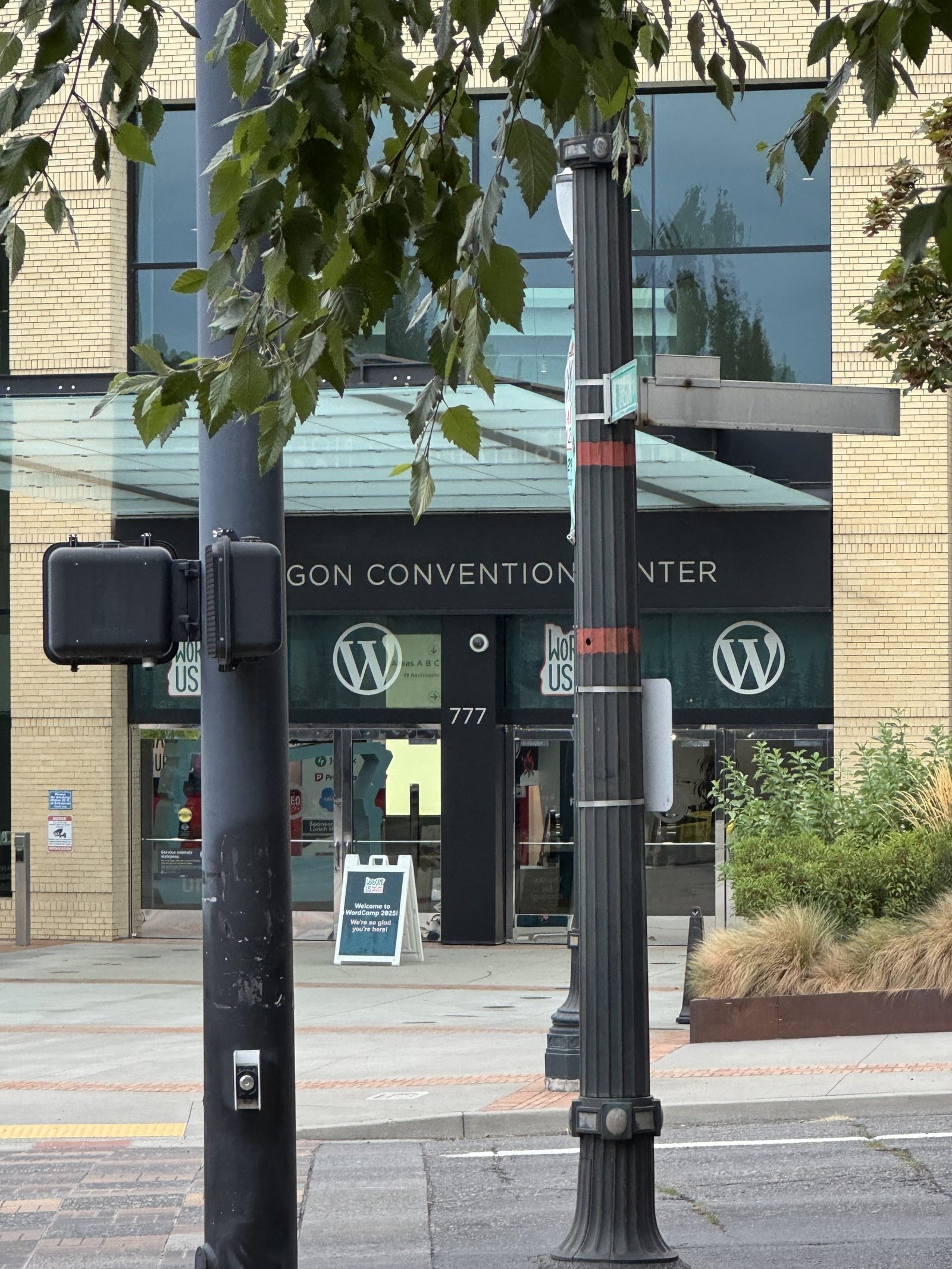 WordCamp US 2025 Portland Oregon Convention Center Entrance 